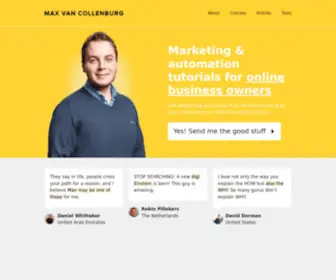 Maxvancollenburg.com(Max van Collenburg) Screenshot