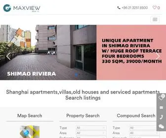 Maxviewrealty.com(Shanghai housing rent) Screenshot