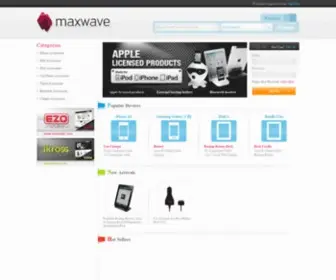 Maxwave.com(Apple Accessories) Screenshot