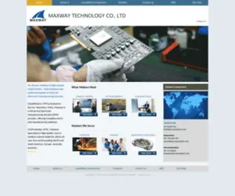 Maxwaytech.com(MAXWAY TECHNOLOGY CO) Screenshot