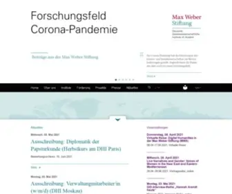 Maxweberstiftung.de(Max Weber Stiftung) Screenshot