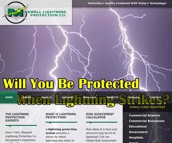 Maxwell-LP.com(Maxwell Lightning Protection Dayton Ohio) Screenshot