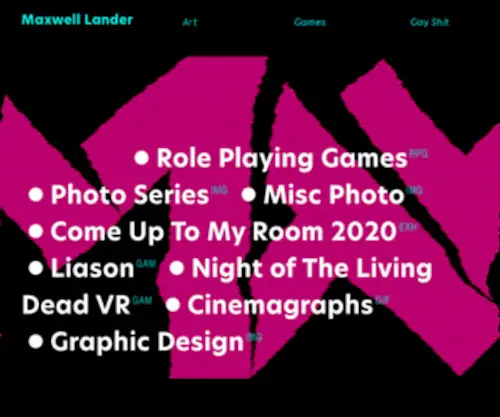 Maxwellander.ca(Maxwell Lander) Screenshot