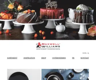Maxwellandwilliams.de(Bringen Sie mit Geschirr und Porzellan von Maxwell & Williams Abwechslung auf den Tisch) Screenshot