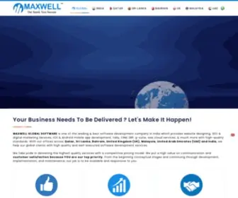 MaxwellGlobalsoftware.com(Software Product Development Company) Screenshot