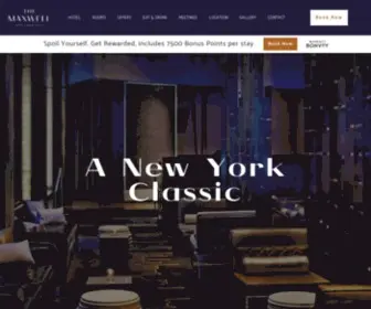 Maxwellhotelnyc.com(Maxwellhotelnyc) Screenshot