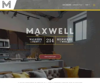 Maxwellmilwaukee.com(Maxwell Lofts) Screenshot