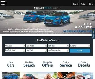 Maxwellmotorsford.co.uk(New And Used Ford Vehicles At Maxwell Motors In Berwick) Screenshot