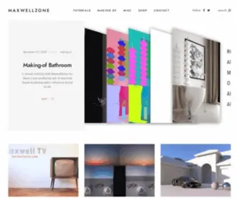 Maxwellzone.com(Tutorials, tips and content for Maxwell Render) Screenshot