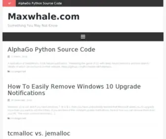 Maxwhale.com(上海深屹网络科技有限公司) Screenshot