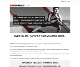 Maxworkoutclub.com(MAX Workout Club) Screenshot