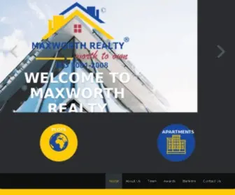 Maxworthrealty.com(Investing in land) Screenshot