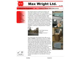 Maxwright.co.uk(Electrical Engineers and Control Panel Manufacturers) Screenshot