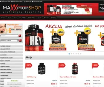 Maxximum-Shop.com(Maxximum Shop) Screenshot