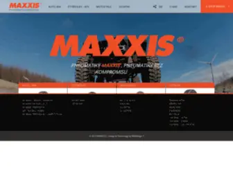 Maxxis.cz(Pneumatiky Maxxis) Screenshot