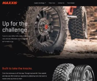 Maxxistyres.co.nz(Maxxis Tyres New Zealand) Screenshot