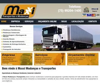 Maxxitransportes.com.br(Maxxi Mudanças) Screenshot