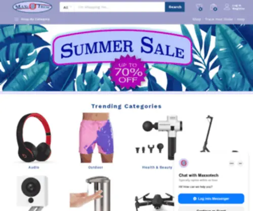 Maxxotech.com(Home) Screenshot