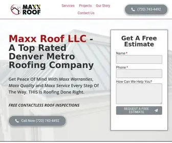 Maxxroof.com(Maxxroof) Screenshot