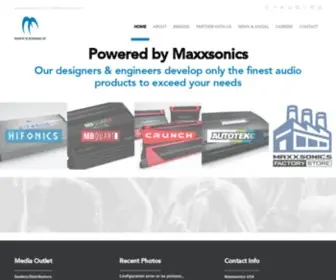 Maxxsonics.com(Maxxsonics) Screenshot