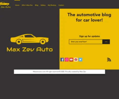 Maxzevauto.com(Max Zev Auto) Screenshot