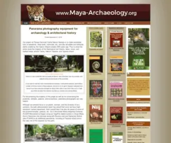 Maya-Archaeology.org(Mayan archaeology in the perspective of art) Screenshot