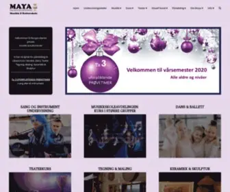 Maya-Kulturskole.no(Og kulturskole) Screenshot