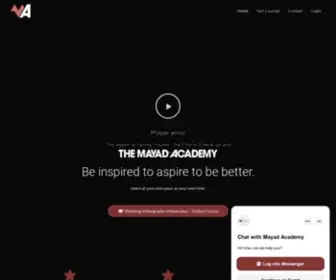 Mayadacademy.com(The Mayad Academy) Screenshot