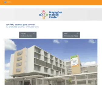 Mayaguezmedical.com(Mayagüez Medical Center) Screenshot