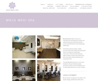 Mayamedispa.com(Maya Medi) Screenshot