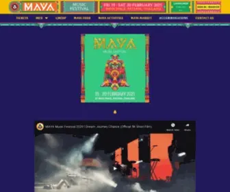 MayamusicFestival.com(MAYA MUSIC FESTIVAL FRI 31 JAN) Screenshot