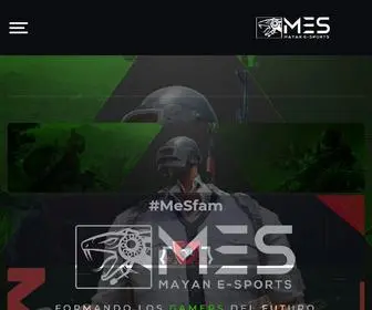 Mayanesports.com(Formando los gamers del futuro) Screenshot