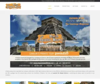 Mayanexpeditions.com(Mayan Heritage Packages) Screenshot