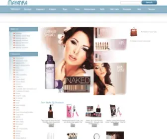 Mayanka.com(Mayanka Make Up) Screenshot
