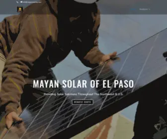 Mayansolarep.com(Mayan Solar) Screenshot