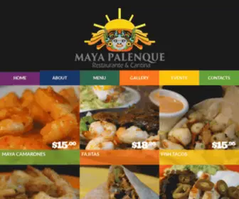 Mayapalenque.com(Maya Palenque Restaurant) Screenshot