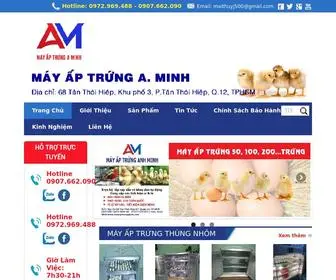 Mayaptrunggiare.com(Máy Ấp Trứng Anh Minh) Screenshot