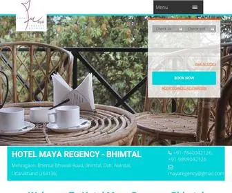 Mayaregency.com(Hotel Maya Regency) Screenshot