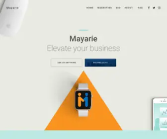 Mayarie.com(Mayarie Attraction marketing) Screenshot
