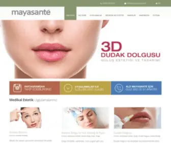 Mayasante.com.tr(Mayasante Lazer epilasyon Ankara) Screenshot