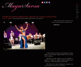 Mayasarsa.com(Danse orientale) Screenshot