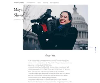 Mayashwayder.com(Maya Shwayder) Screenshot