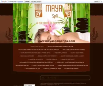 Mayaspamerida.com(Página) Screenshot