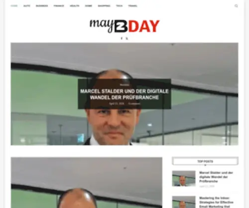 Mayb2Day.co.uk(News Blog) Screenshot