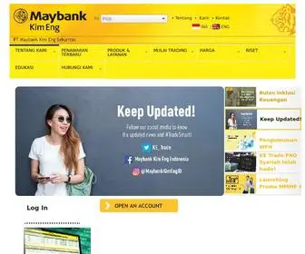 Maybank-KE.co.id(Maybank Sekuritas Indonesia) Screenshot