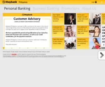 Maybank.com.ph(Maybank Philippines) Screenshot