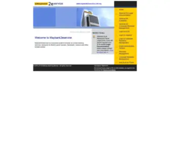 Maybank2Eservice.com.my(Maybank2Eservice) Screenshot