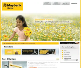 Maybankislamic.com.my(Maybank Islamic Berhad) Screenshot