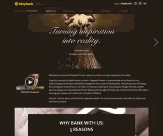 Maybankpremierwealth.com(Maybank premier) Screenshot