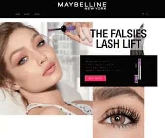Maybelline.be(Makeup Products) Screenshot